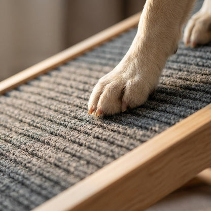 Adjustable Wooden Pet Ramp for Car, Sofa & Bed - PetNestCo