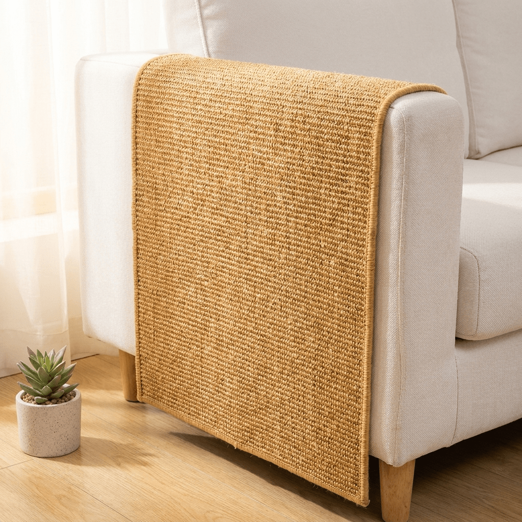 Cat Scratching Mat, Sisal Scratch Pad for Furniture Protection - PetNestCo