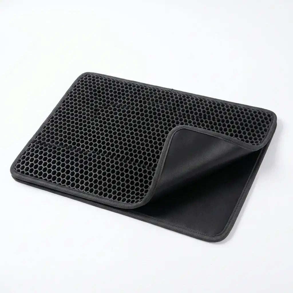 Double Layer Cat Litter Mat, Keep Floors Clean - PetNestCo