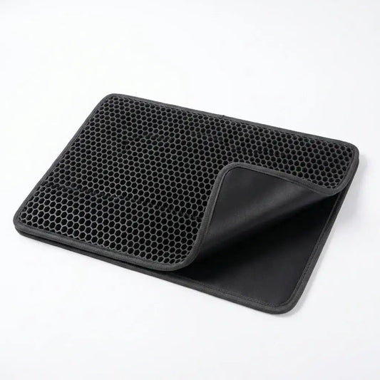 Double Layer Cat Litter Mat, Keep Floors Clean - PetNestCo